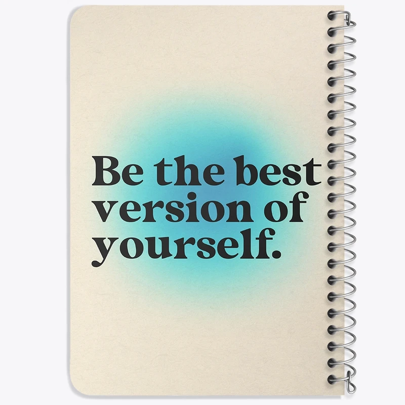 دفتر یادداشت 50 برگ خندالو طرح Be The Best Version Of Yourself کد N2341