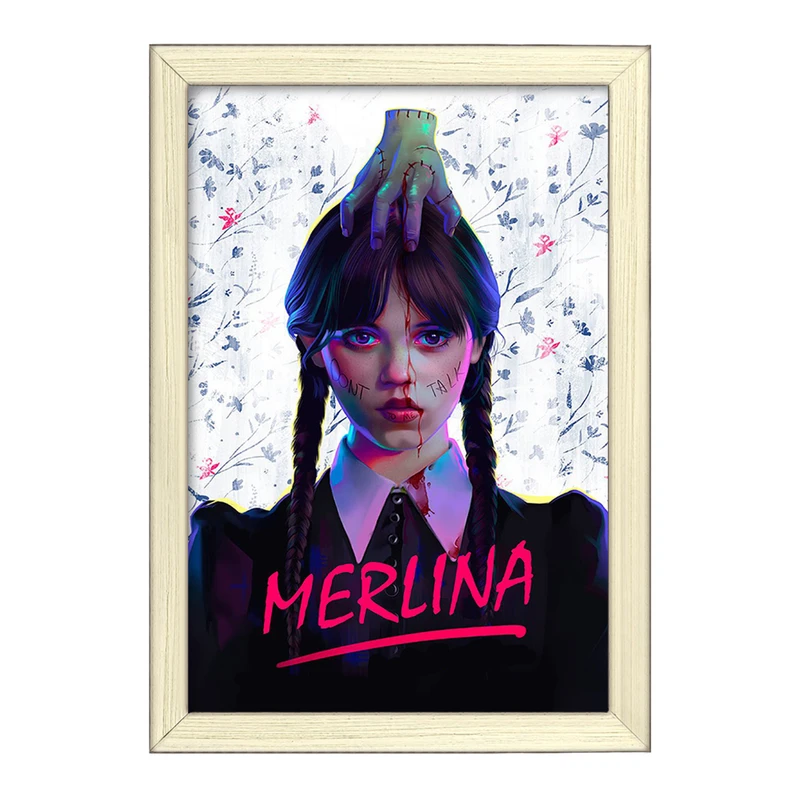 تابلو خندالو طرح ونزدی (Wednesday) کد F2511