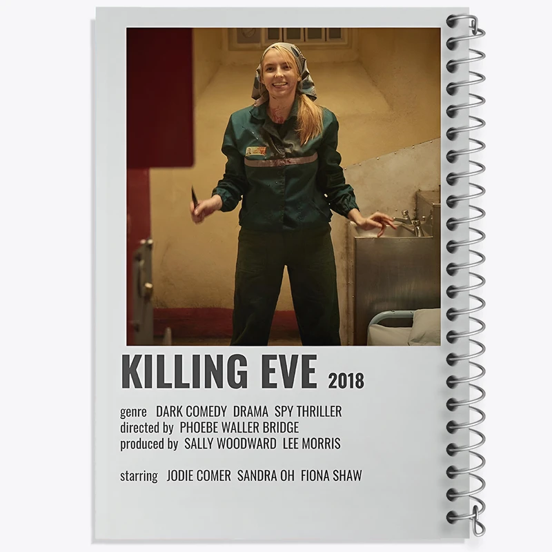 دفتر مشق 100 برگ خندالو طرح کشتن ایو (Killing Eve) کد F13058