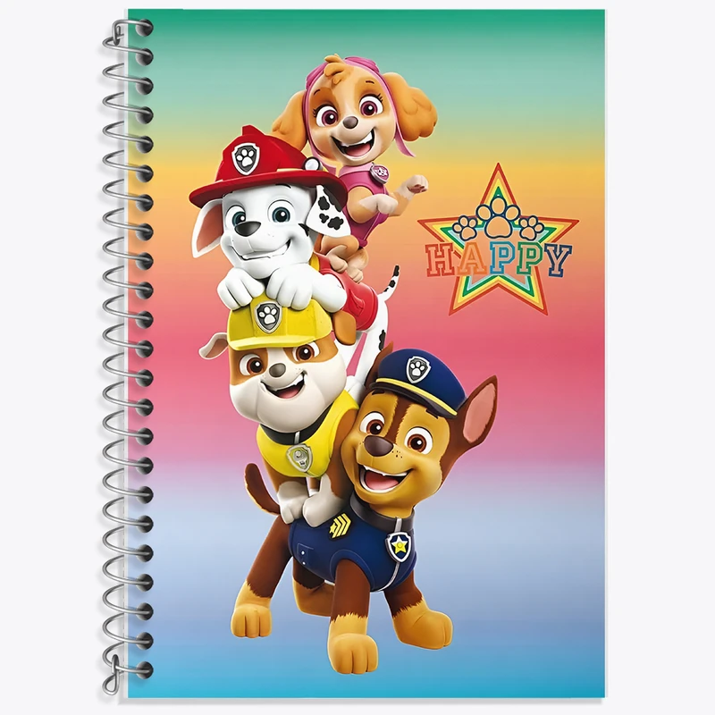 دفتر زبان 50 برگ خندالو مدل دو خط طرح سگ های نگهبان کد F11022