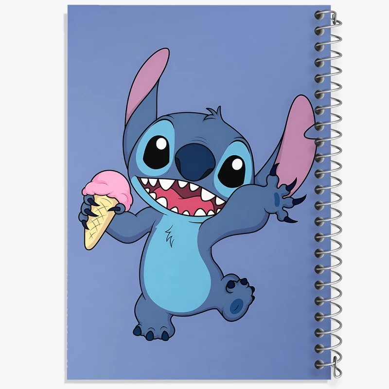 دفتر طراحی 50 برگ خندالو طرح استیچ کد F3327