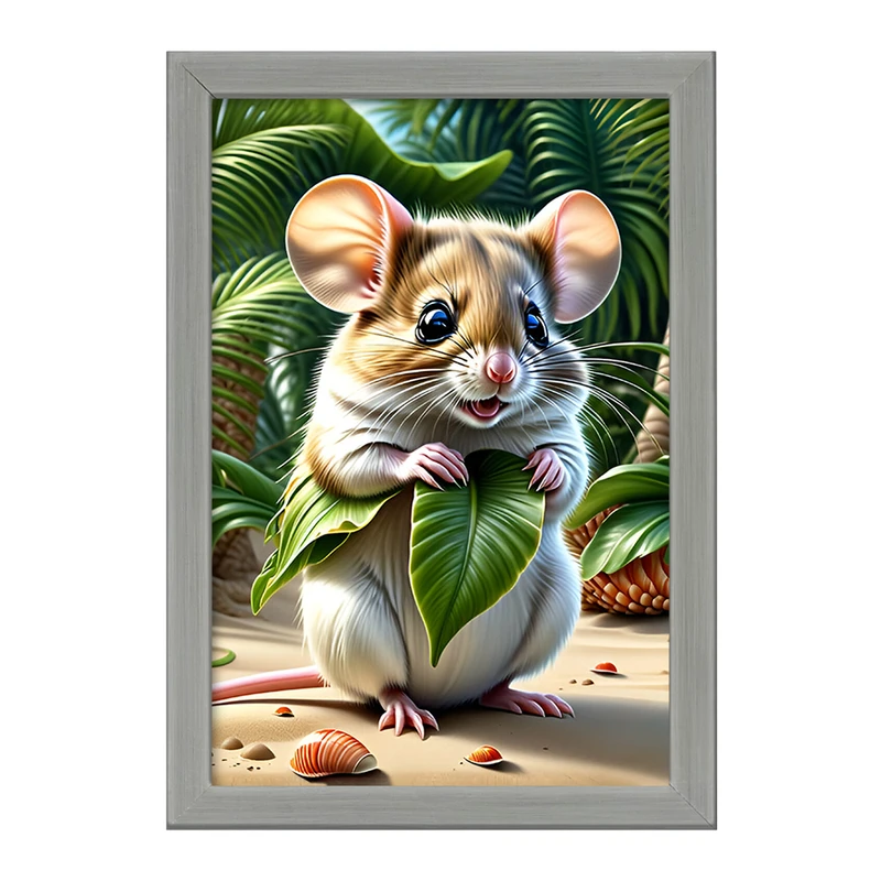 تابلو خندالو طرح موش کد F6748