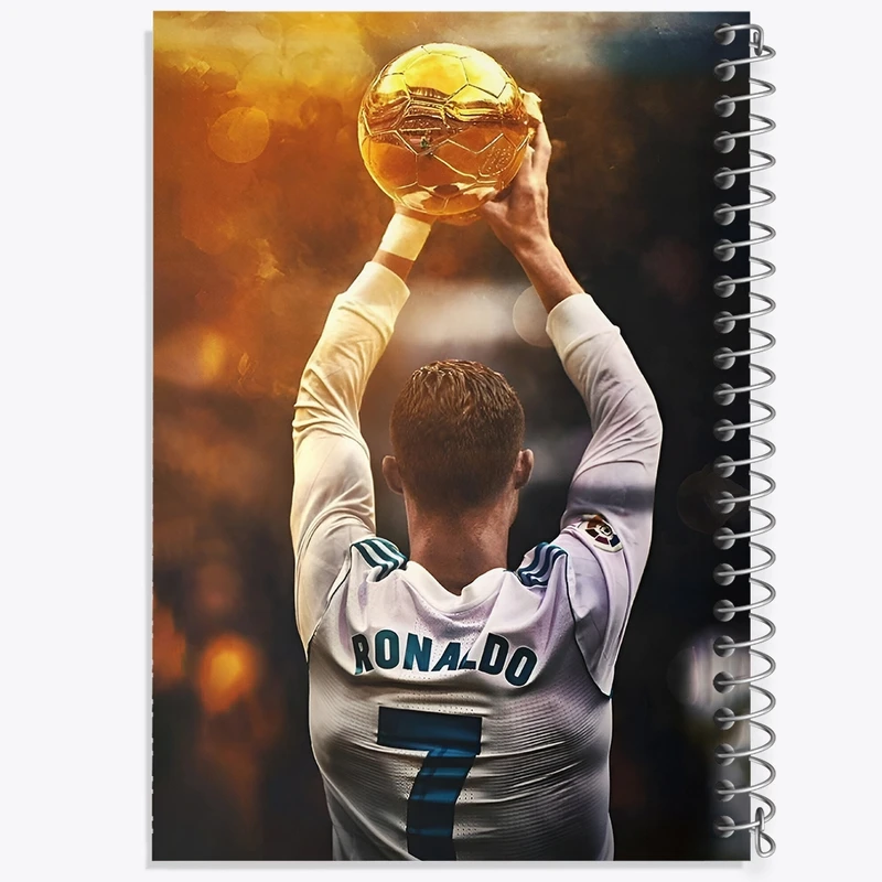 دفتر طراحی 50 برگ خندالو طرح کریستیانو رونالدو کد N2816