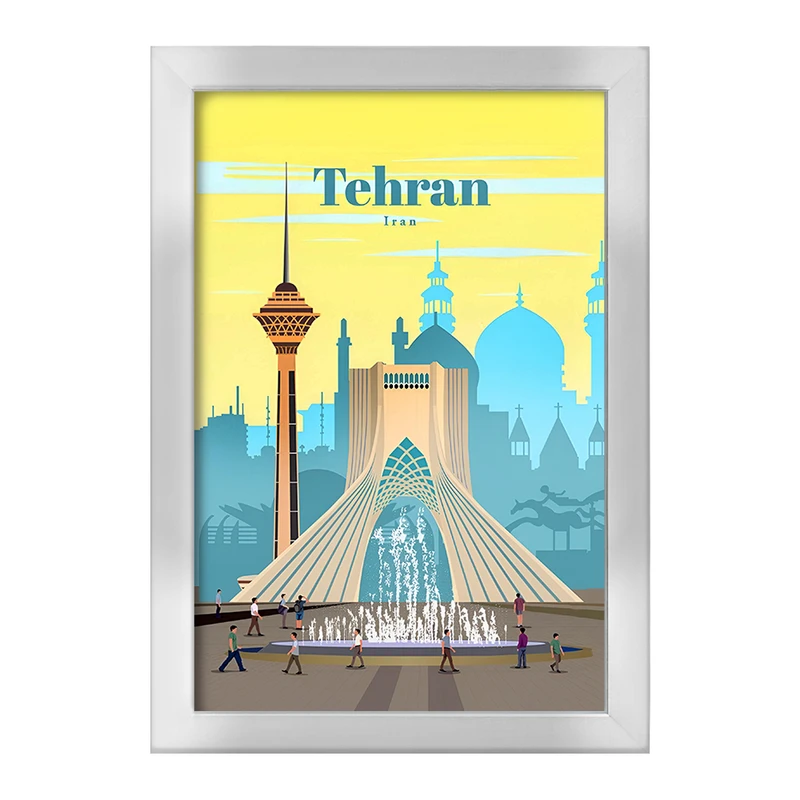 تابلو خندالو طرح تهران (Tehran) کد F6327