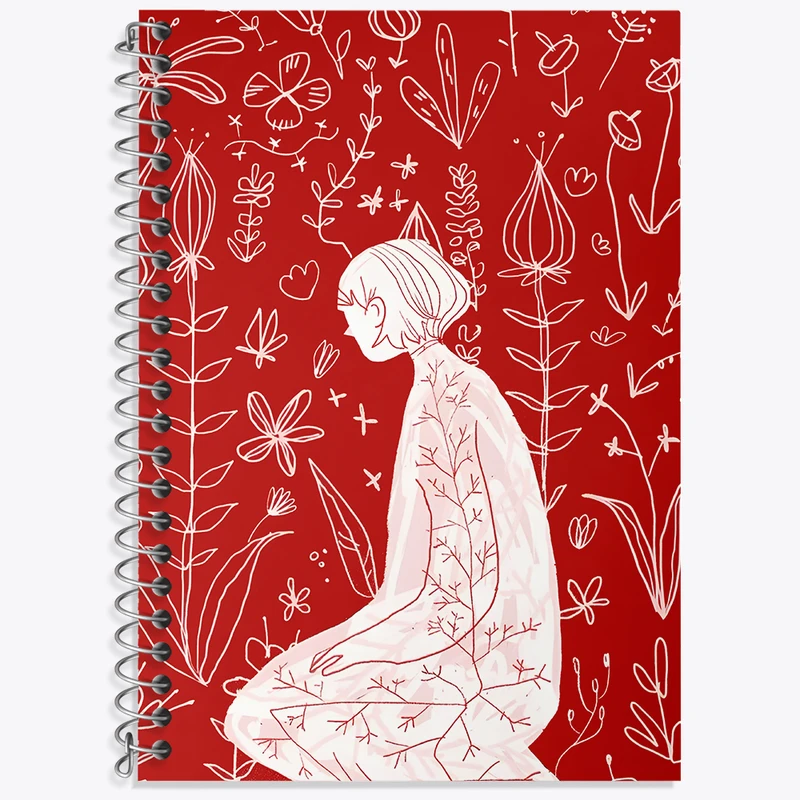 دفتر نت موسیقی 50 برگ خندالو طرح دخترانه فانتزی کد N7764