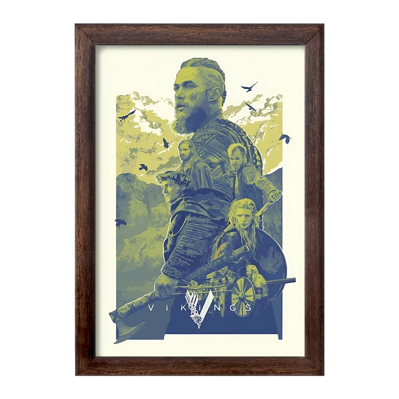 تابلو خندالو طرح وایکینگ ها (Vikings) کد F13620