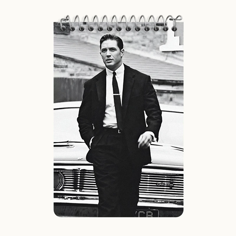 دفتر یادداشت 50 برگ خندالو طرح تام هاردی (Tom Hardy) کد F7449