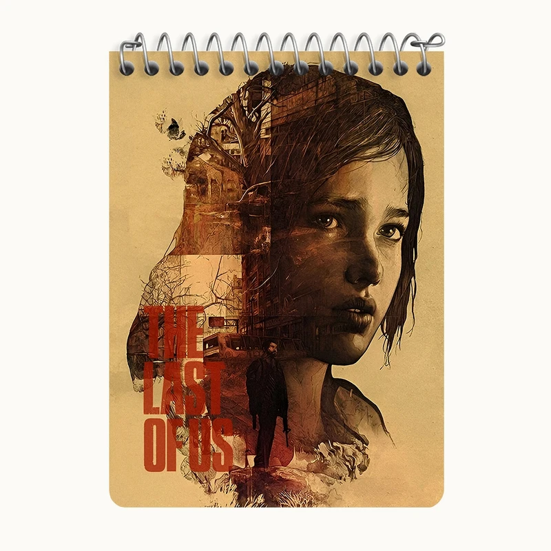 دفتر یادداشت 50 برگ خندالو طرح (The Last Of Us) آخرین بازمانده از ما کد N9325