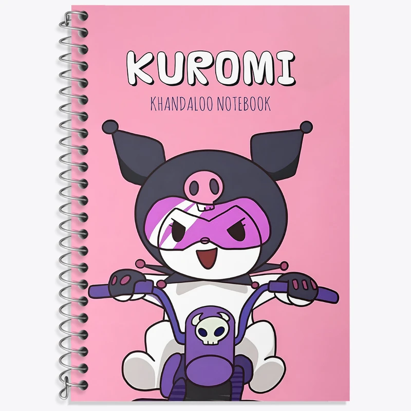 دفتر نت موسیقی 50 برگ خندالو طرح کرومی (Kuromi) کد N8988