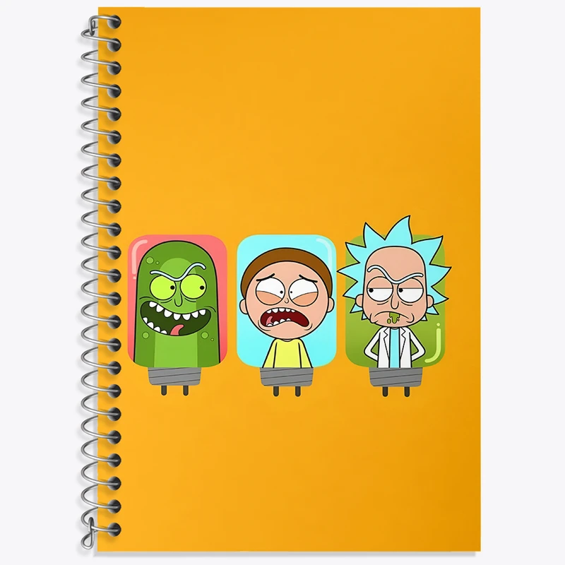 دفتر نت موسیقی 50 برگ خندالو طرح ریک و مورتی (Rick and Morty) کد F4012