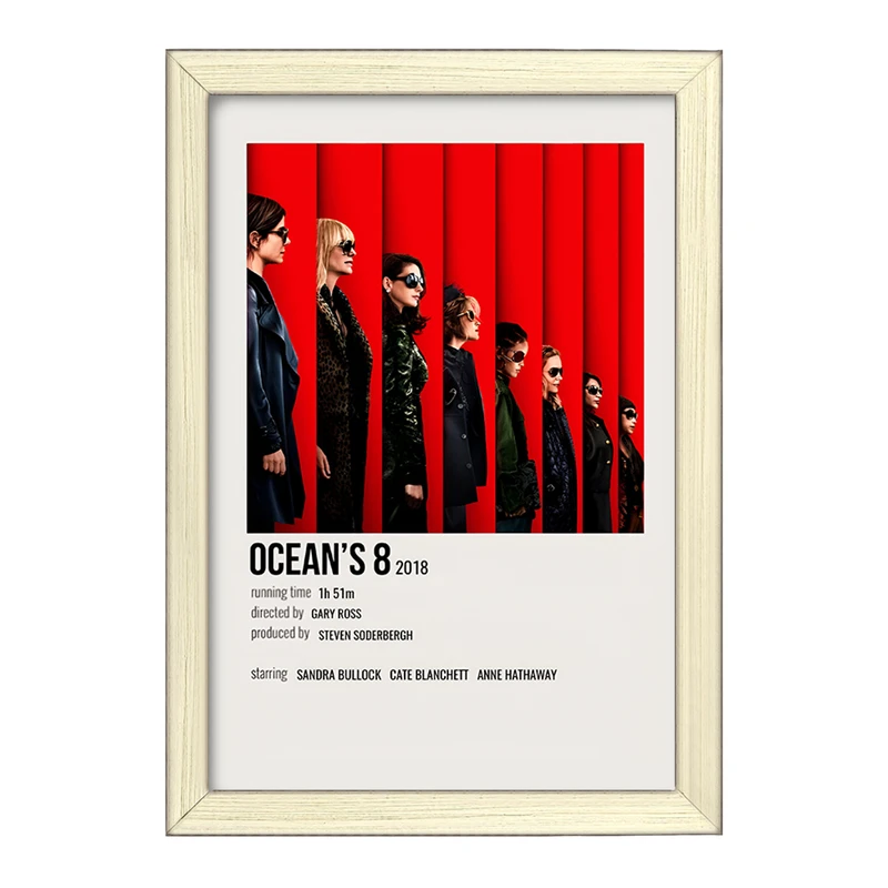 تابلو خندالو طرح هشت یار اوشن (Ocean's Eight) کد F13311