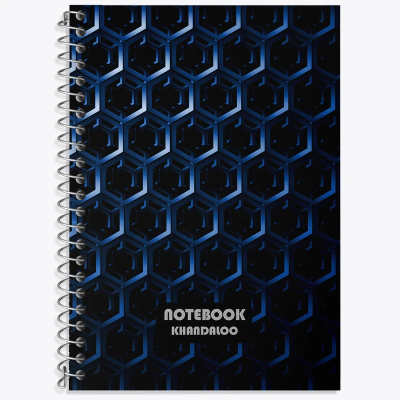 دفتر زبان 50 برگ خندالو مدل دو خط طرح مدرن کد N7582