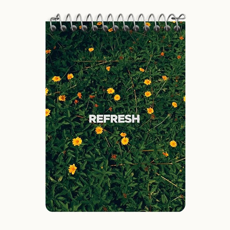 دفتر یادداشت 50 برگ خندالو طرح Refresh کد N7334