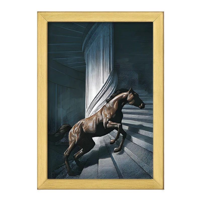 تابلو خندالو طرح اسب کد F13641