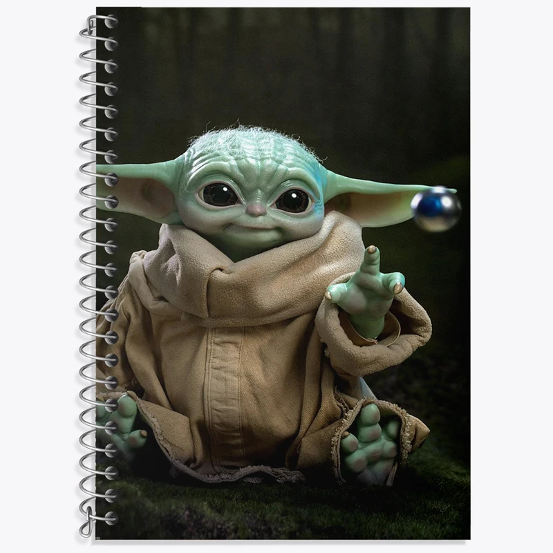 دفتر نت موسیقی 50 برگ خندالو طرح بیبی یودا کد F3370