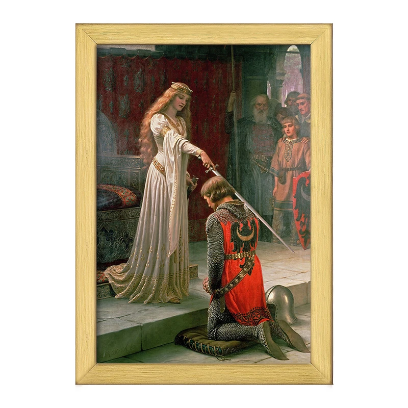 تابلو خندالو طرح نقاشی افتخار اثر ادموند بلر لیتون کد F12474