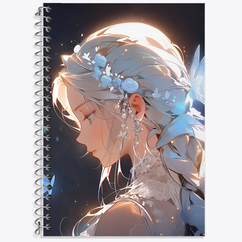 دفتر زبان دوخط 50 برگ خندالو طرح دخترانه کد F9075