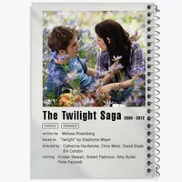 دفتر مشق 100 برگ خندالو طرح گرگ‌ و میش (Twilight) کد F11316