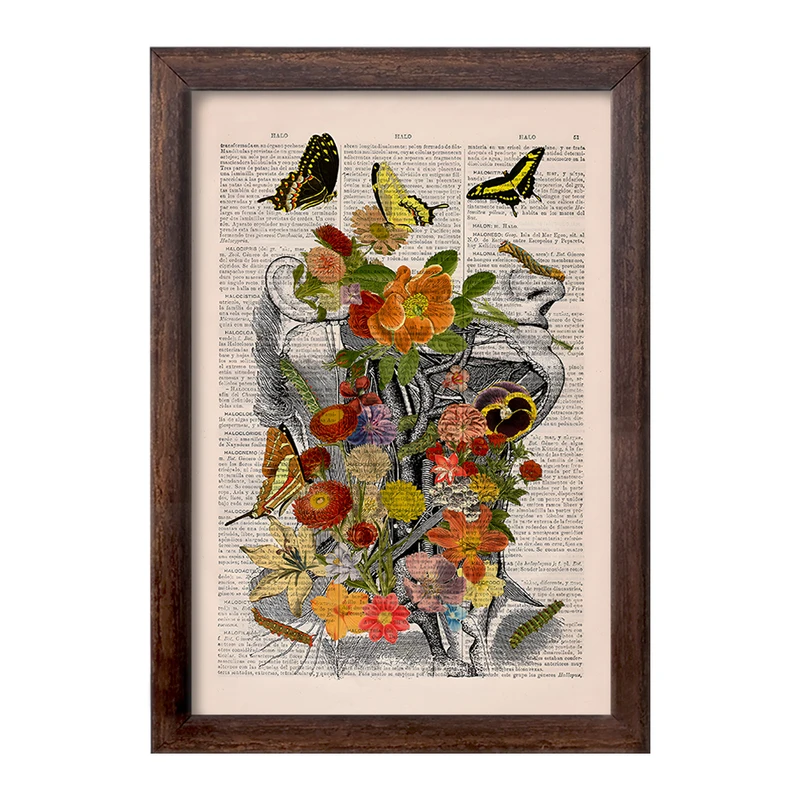 تابلو خندالو طرح آناتومی انسان (Human Anatomy) کد F14036