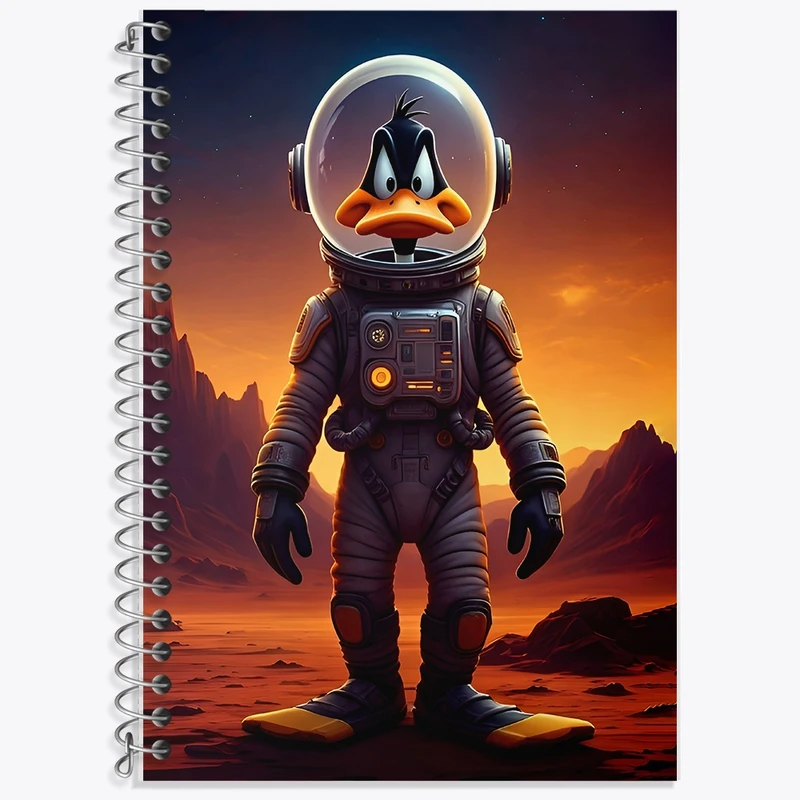 دفتر لغت 50 برگ خندالو طرح دافی داک (Daffy Duck) کد F11747