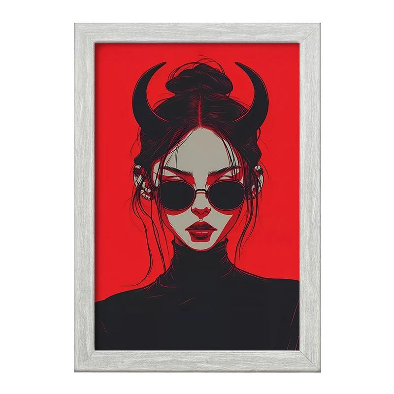 تابلو خندالو طرح دخترانه کد F3288