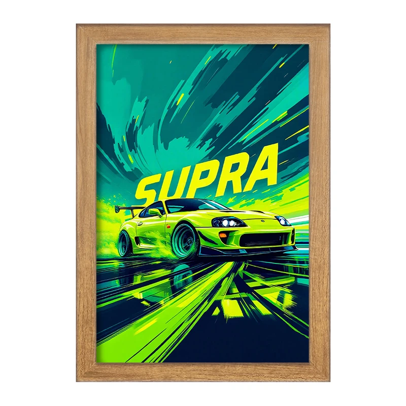 تابلو خندالو طرح تویوتا (Toyota Supra) کد F13731