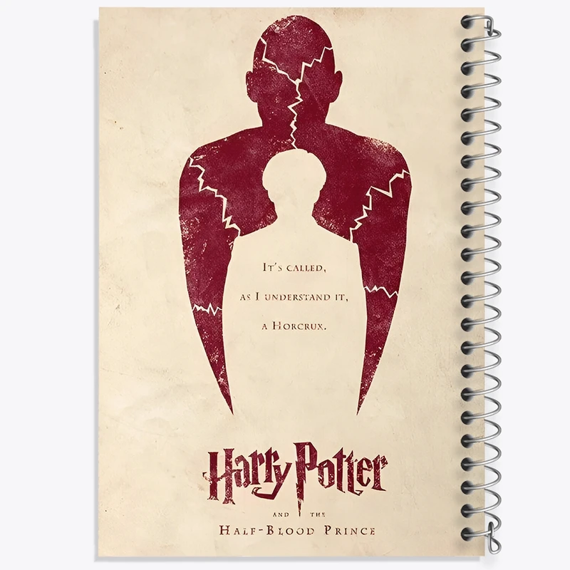 دفتر ژورنال نویسی 50 برگ خندالو مدل نقطه ای طرح هری پاتر (Harry Potter) کد F13724