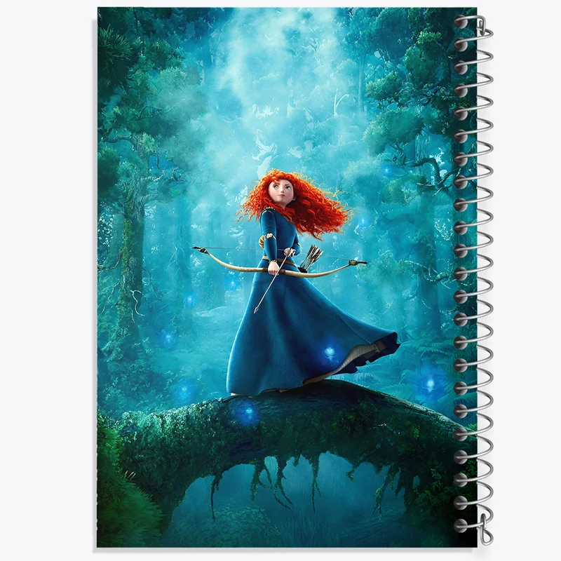 دفتر مشق 100 برگ خندالو طرح دلیر (Brave) کد N6338