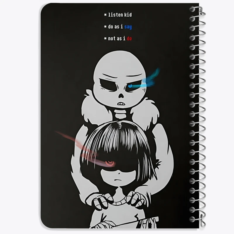 دفتر یادداشت 50 برگ خندالو طرح آندرتیل (Undertale) کد F14446