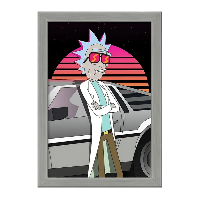تابلو خندالو طرح ریک و مورتی (Rick and Morty) کد F4009