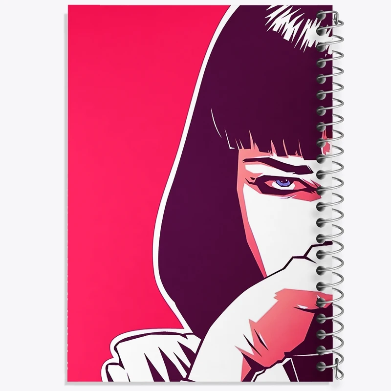 دفتر شطرنجی 50 برگ خندالو طرح پالپ فیکشن (Pulp Fiction) کد F10466