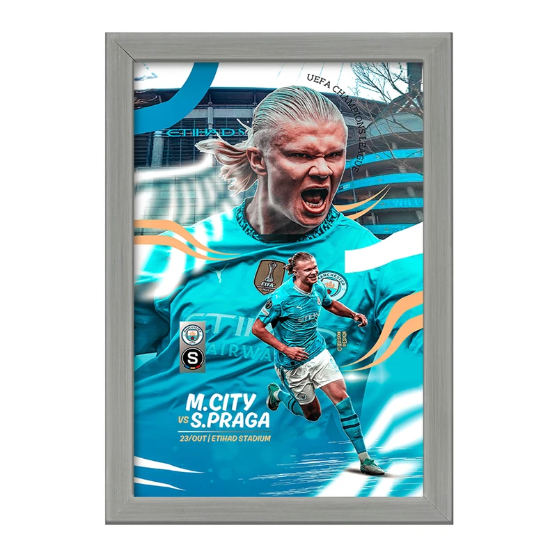 تابلو خندالو طرح ارلینگ هالند (Erling Haaland) کد F13510