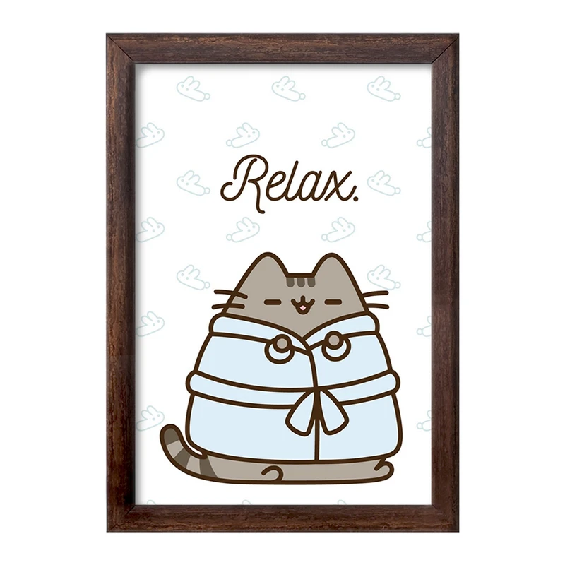 تابلو خندالو طرح پوشین گربه بامزه کد 26595