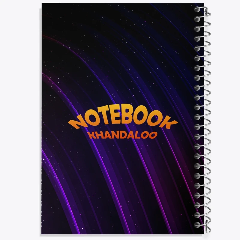 دفتر طراحی 50 برگ خندالو طرح مدرن کد N7604