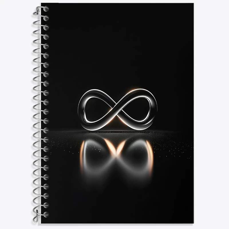 دفتر لغت 50 برگ خندالو طرح بی نهایت کد F12871