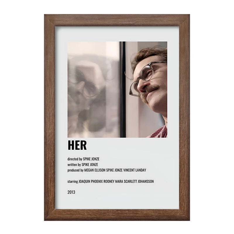 تابلو خندالو طرح او (Her) کد F12921