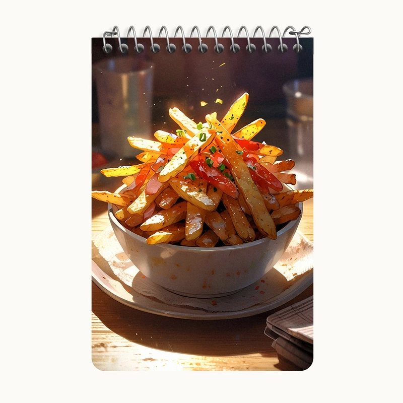 دفتر یادداشت 50 برگ خندالو طرح سیب زمینی ویژه کد F10594