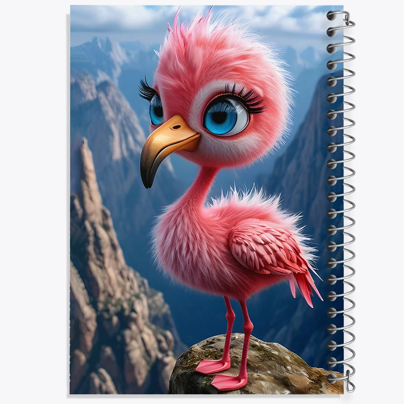 دفتر نقاشی 50 برگ خندالو طرح فلامینگو کد F12784