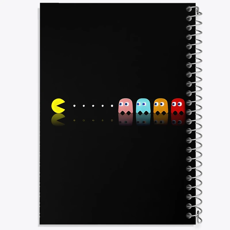 دفتر طراحی 50 برگ خندالو طرح پکمن (PAC-MAN) کد F11817