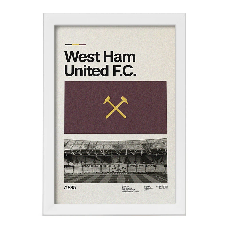 تابلو خندالو طرح وستهم یونایتد (West Ham United) کد F13883