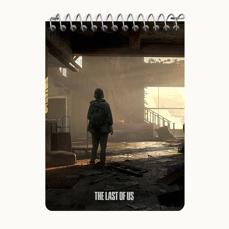 دفتر یادداشت 50 برگ خندالو طرح (The Last Of Us) آخرین بازمانده از ما کد N9301