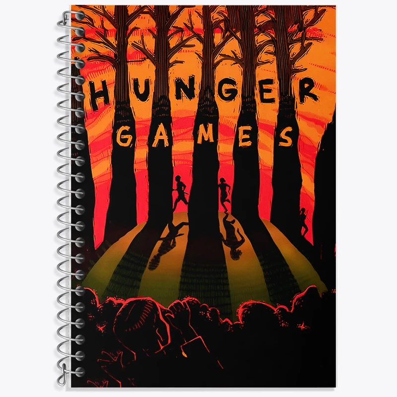 دفتر نت موسیقی 50 برگ خندالو طرح بازی‌های گرسنگی (The Hunger Games) کد F8659