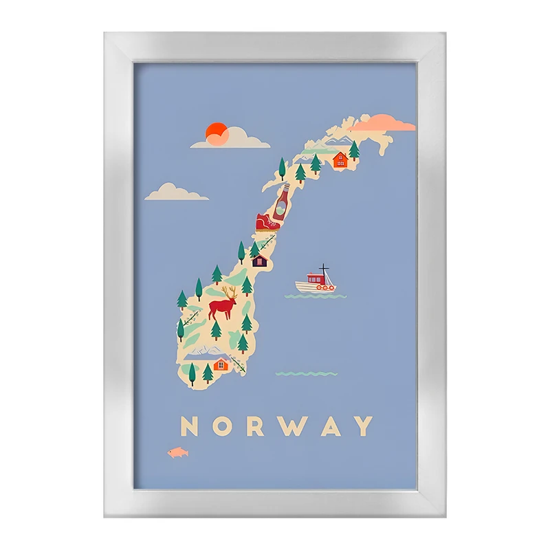 تابلو خندالو طرح نروژ (Norway) کد F14363