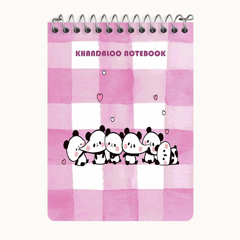 دفتر یادداشت 50 برگ خندالو طرح پانداهای کیوت کد N6319