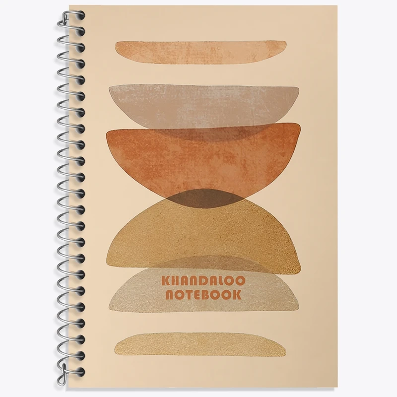 دفتر زبان 50 برگ خندالو مدل سه خط طرح مدرن کد N8645