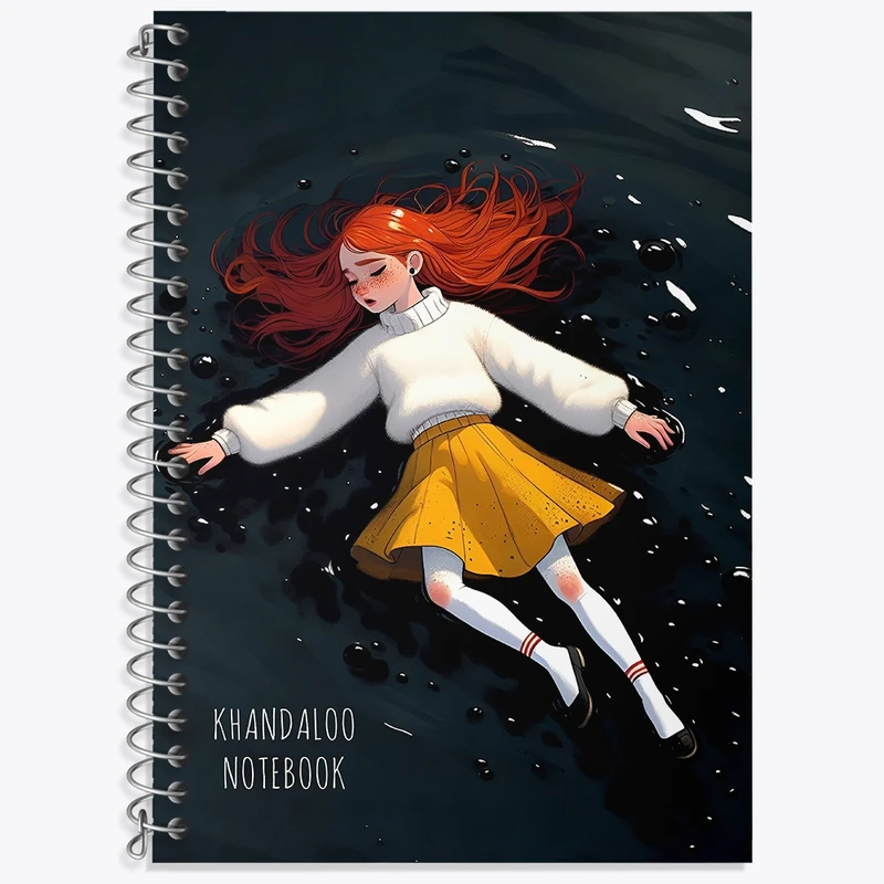 دفتر لغت 50 برگ خندالو طرح دخترانه فانتزی کد N8825