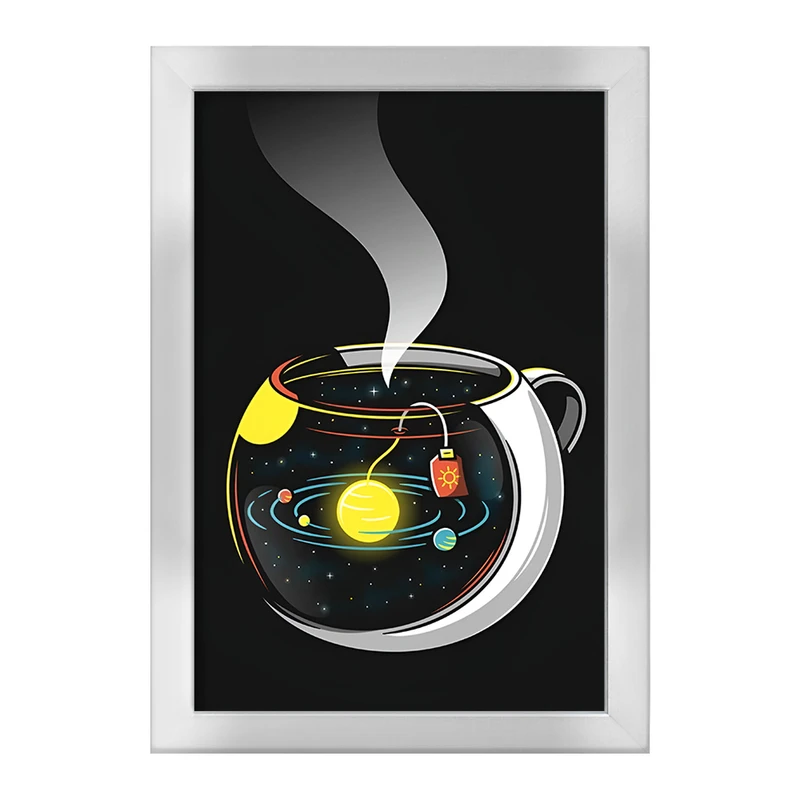 تابلو خندالو طرح فضایی کد F8913