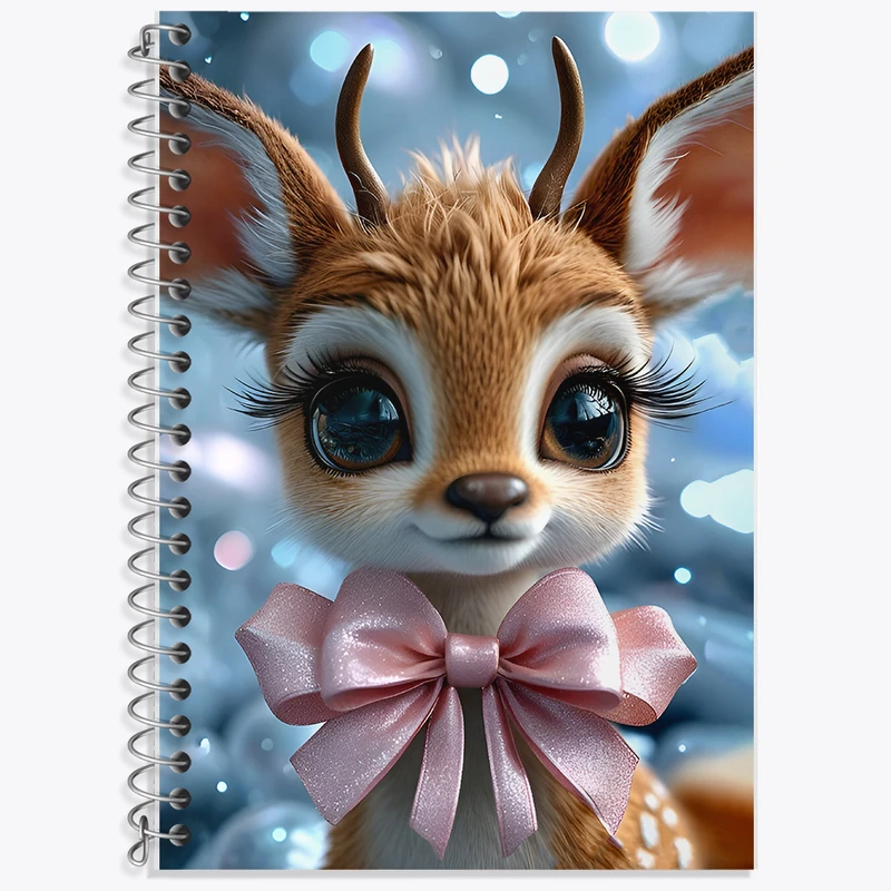 دفتر نت موسیقی 50 برگ خندالو طرح آهوی کیوت کد F12787