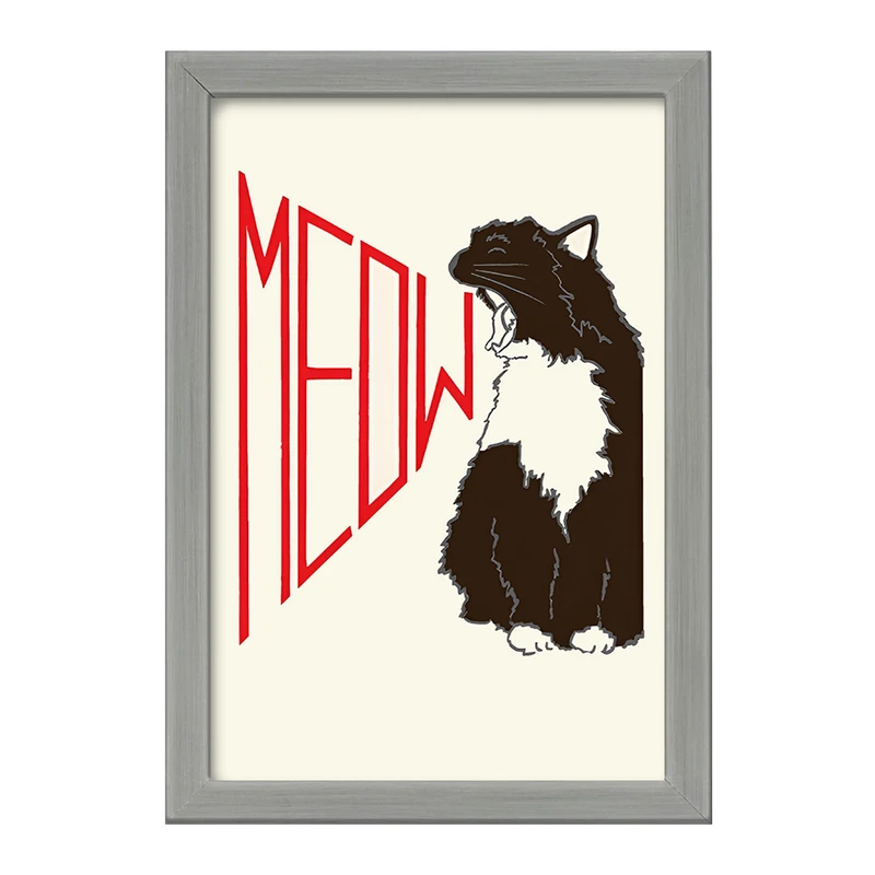 تابلو خندالو طرح گربه (Cat) کد F4082