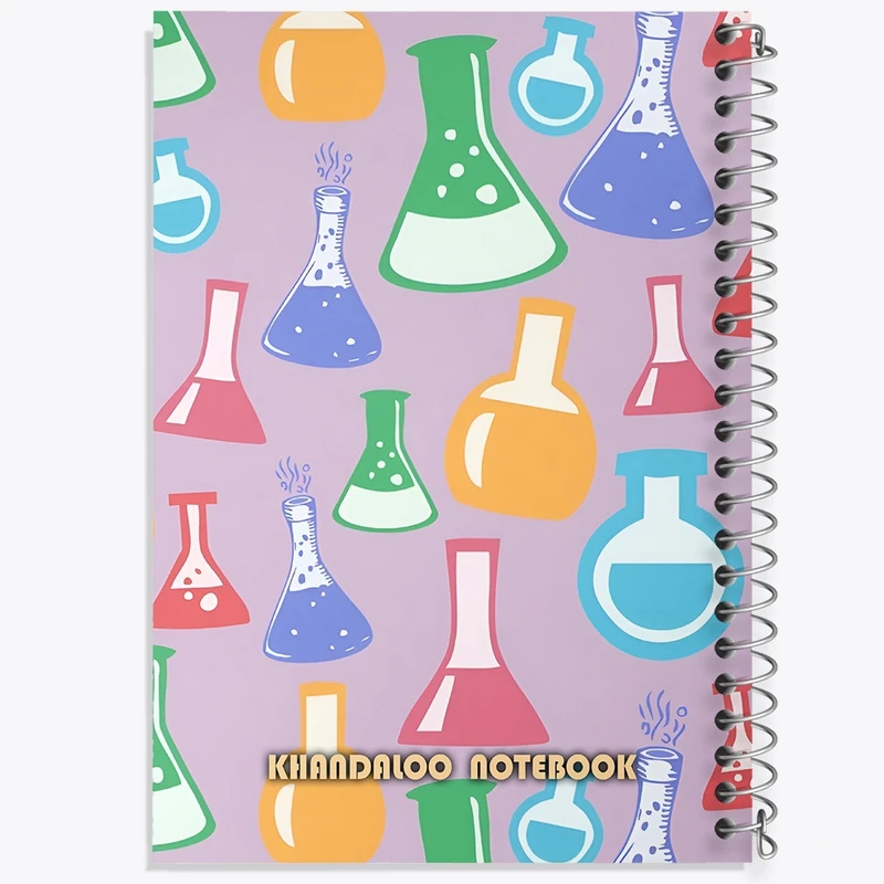 دفتر لیست خرید 50 برگ خندالو طرح پترن آزمایشگاهی کد N6947